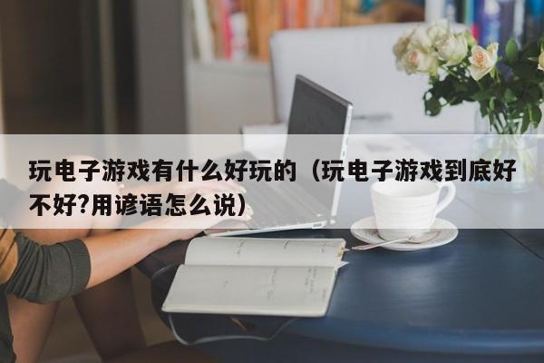 玩电子游戏有什么好玩的(玩电子游戏到底好不好?用谚语怎么说)